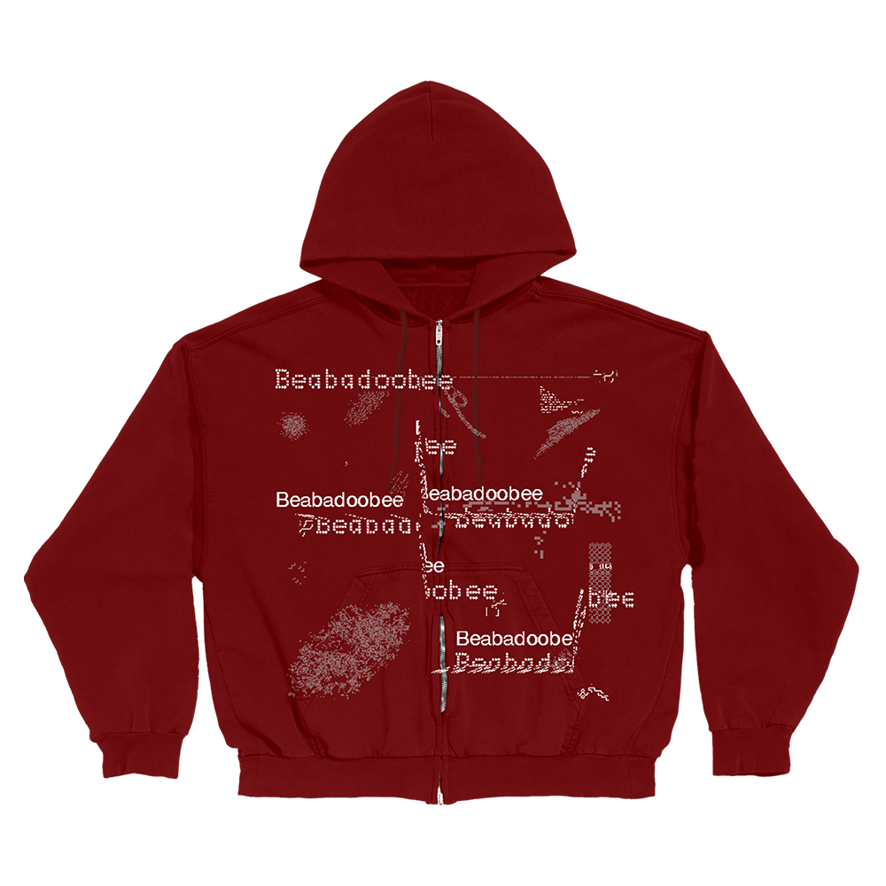 Beabadoobee - Beabadoobee Red Zip Hoodie